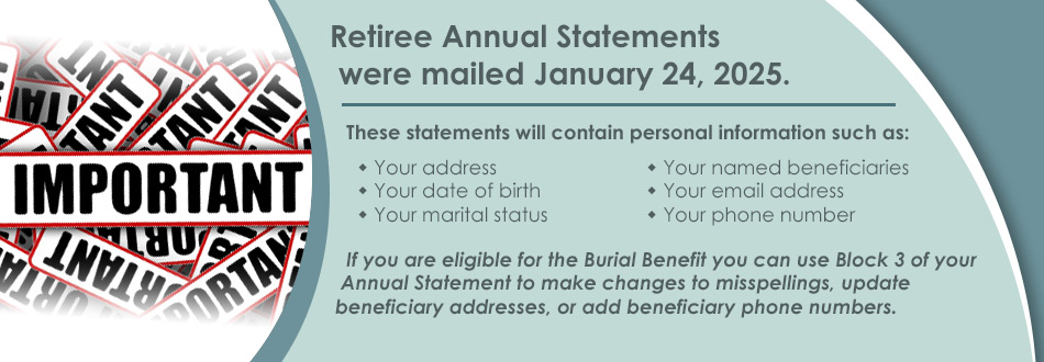 2025 Retiree Annual Statement